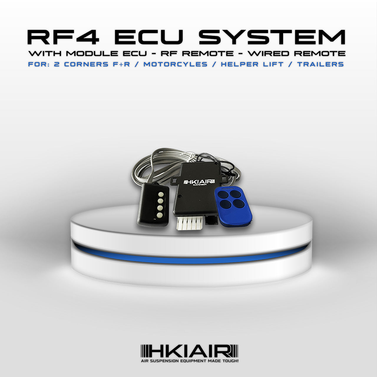 4 Channels Remote Control HKI RF-4 - HKI Air Suspension Worldwide