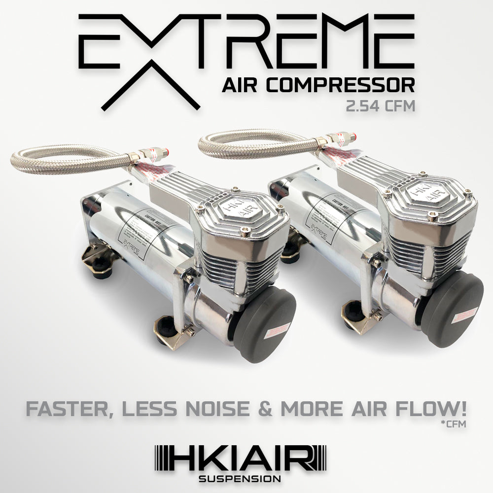 Dual Pack - EXTREME Air Compressors - Fast! - HKI Air Suspension Worldwide