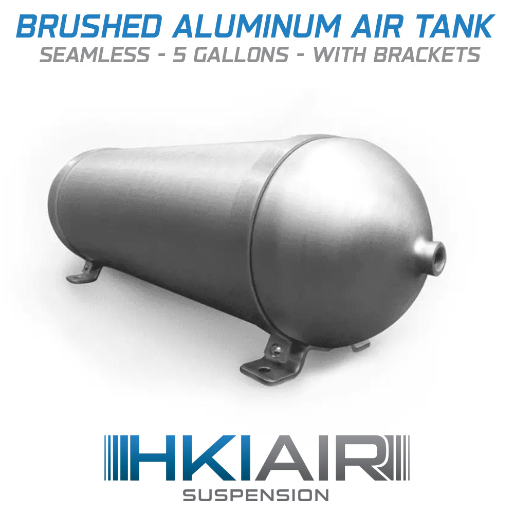 Air Suspension Kit With Dual 444C + Movee Full Air Suspension Management + Digital Gauge + Seamless Air tank & Filters