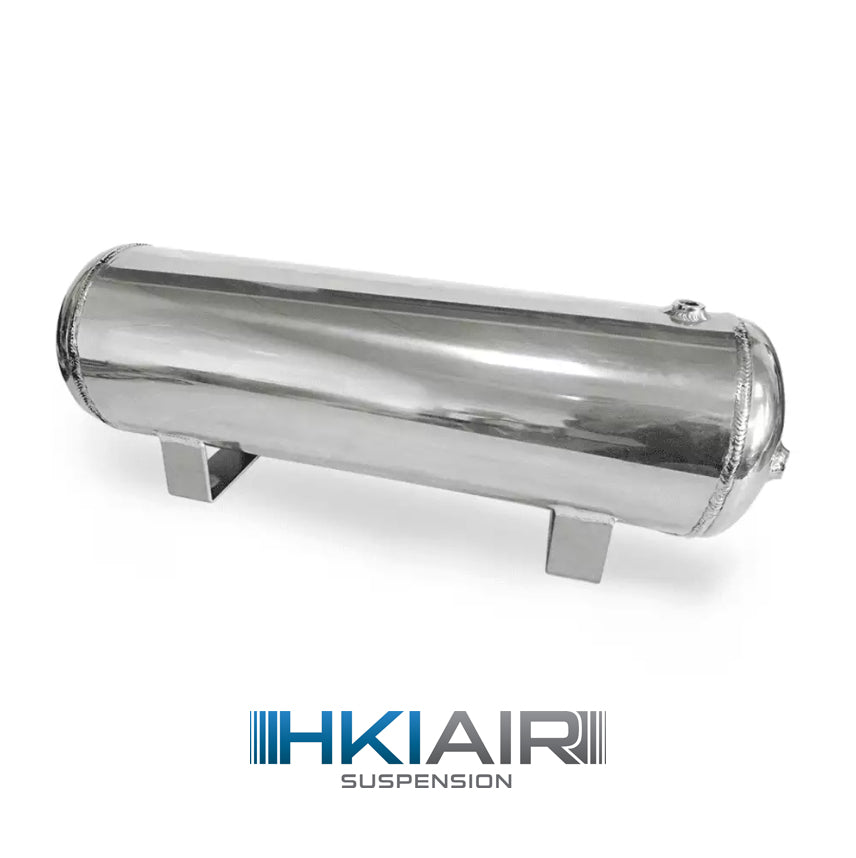 Polished Aluminum Air Tank (3 Gallons) - HKI Air Suspension Worldwide