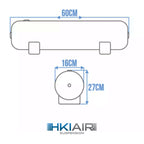 Polished Aluminum Air Tank (3 Gallons) - HKI Air Suspension Worldwide