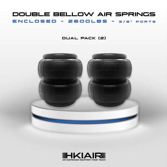 Dual Pack (2) Double Convoluted Air Bag 2600