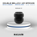 Single Double Convoluted Air Bag 2600lbs - 3/8" - HKI Air Suspension Worldwide