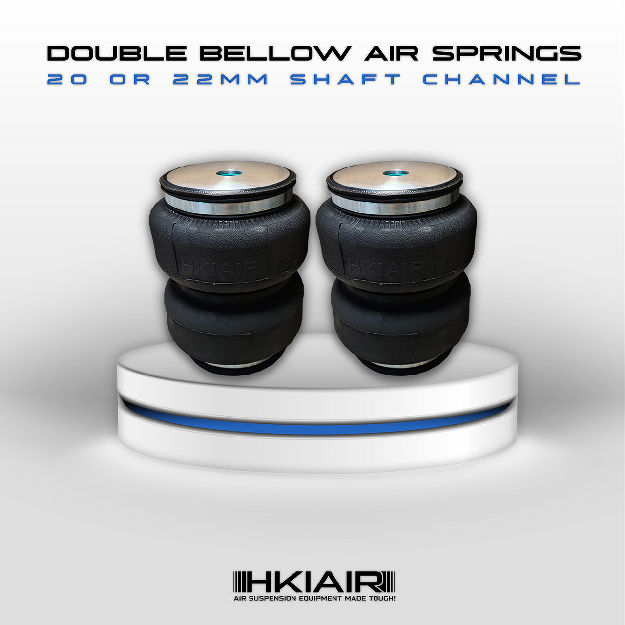 2x (two) Double Bellow Air Bags - HKI Air Suspension Worldwide