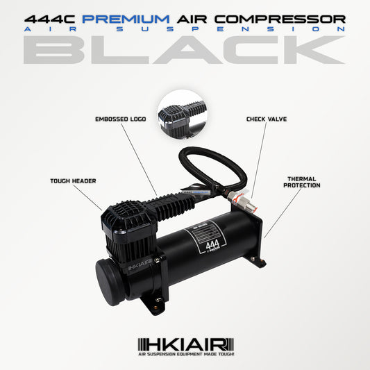 HKI Premium 444C BLACK Air Suspension Compressor