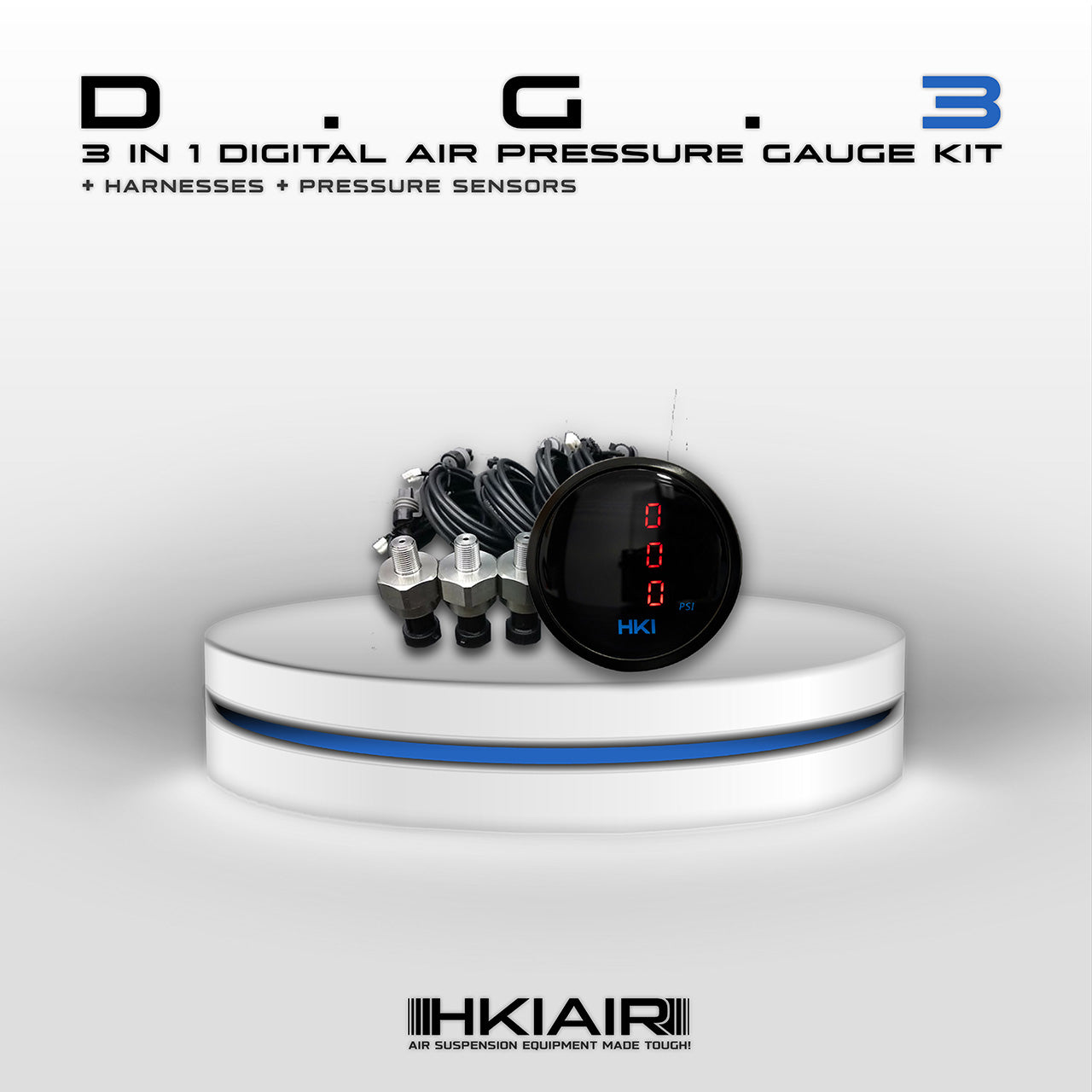 3in1 Digital Air Pressure Gauge - HKI Air Suspension Worldwide