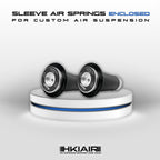 2x Universal Sleeve Air Bag - Enclosed (no shaft channel) - HKI Air Suspension Worldwide