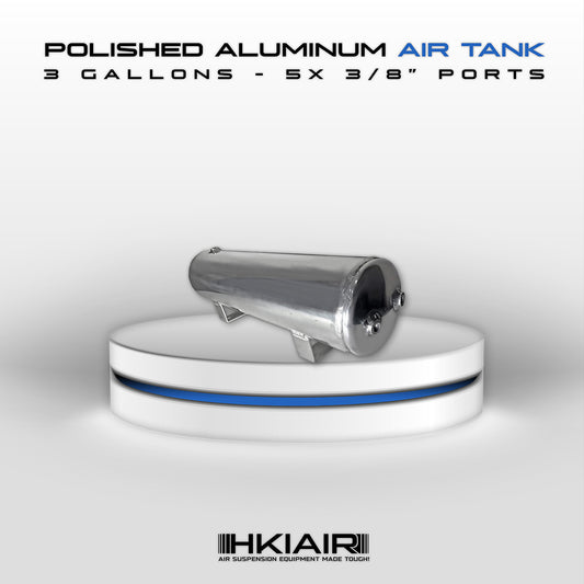 Polished Aluminum Air Tank (3 Gallons)