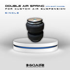 Single Double Bellow Air Bag - With Shaft Channels - 20 or 22mm - HKI Air Suspension Worldwide