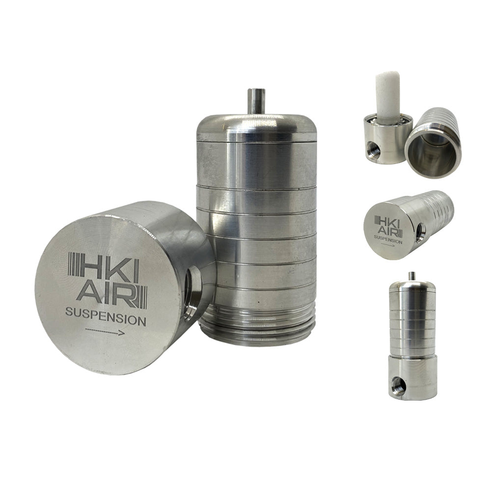 Raw Billet Aluminum Air Filter / Water Separator - HKI Air Suspension Worldwide