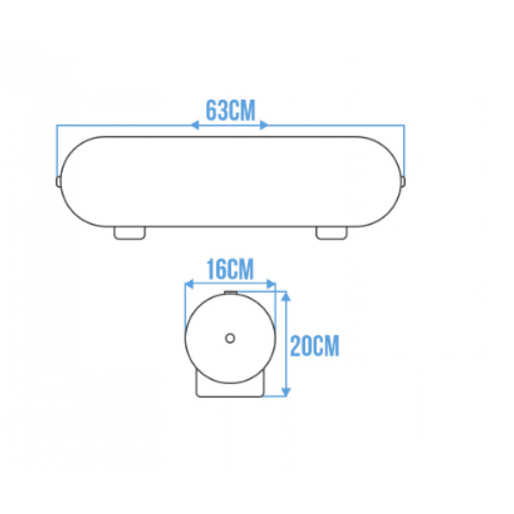 Seamless Aluminium Air Tank (3 Gallons) - HKI Air Suspension Worldwide