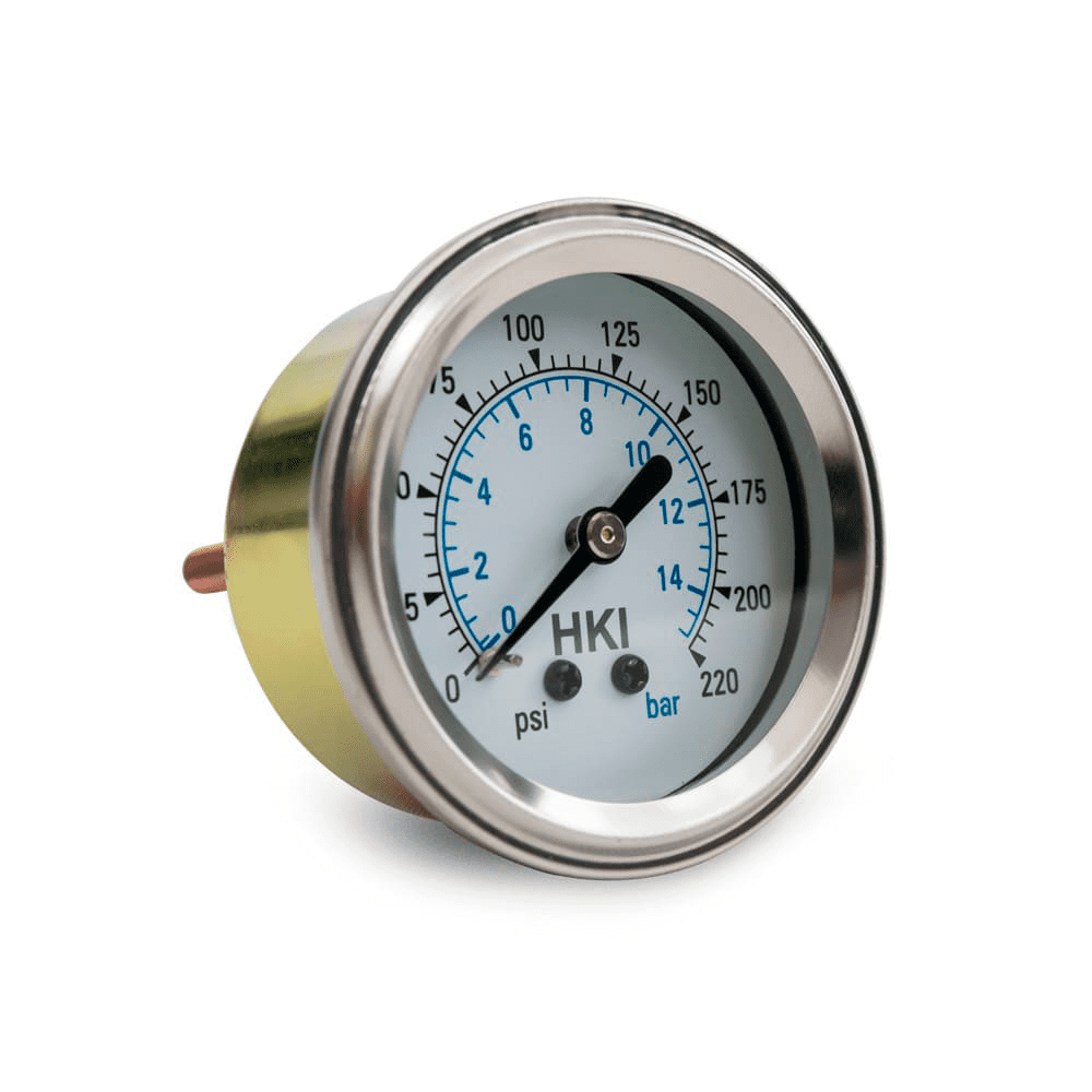 Single Needle Air Pressure Gauge - HKI Air Suspension Worldwide